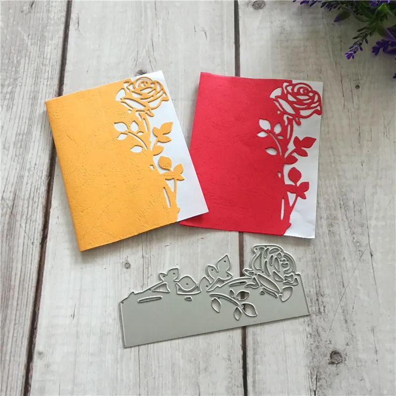

Free Shipping Rose Back Ground Cutting Dies Stencils For DIY Scrapbooking Stamping Decor Embossing Paper Cards