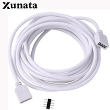 1 м 2 м 5 м 30 см 4 PIN RGB светодиодный разъем кабель-удлинитель шнура провода с 4pin для SMD 5050 3528 RGB Светодиодные ленты светильник