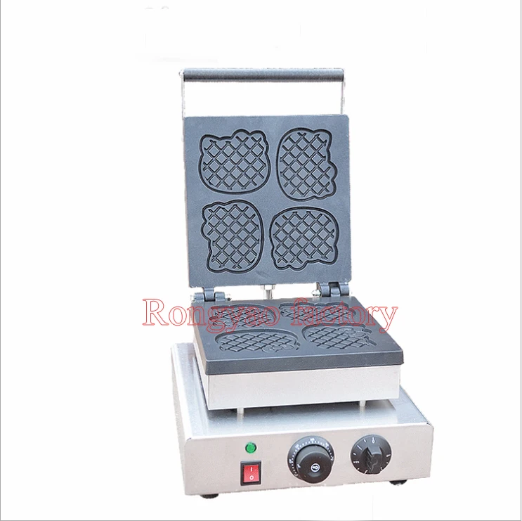 

RY-FY-2218B Imported Teflon Electric heating machine cat Machine cat cake Commercial muffin machine Cake machine snak equipment