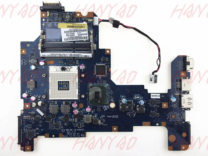  K000103760 For Toshiba L670 L675 Laptop Motherboard LA-6041P 100% Test ok