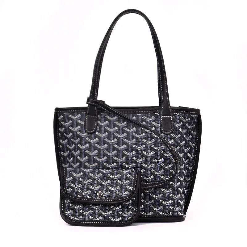 

New Pattern Korean Solid Color Wild Shoulder Bag Fashion Casual Large Capacity PU Weaving Composite Handbag