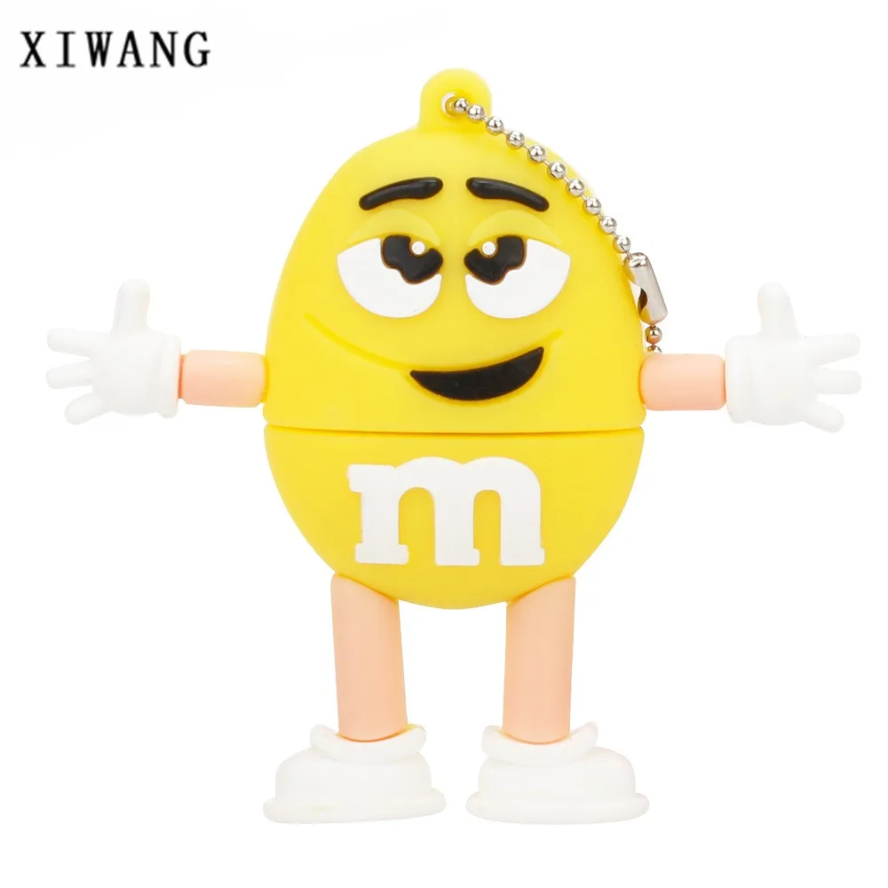 cartoon M beans Pendrive 128gb usb memory stick USB 2.0 4GB 8GB 16GB 32GB 64GB pen drive chocolate usb flash drive free shipping cartoon M beans Pendrive 128gb usb memory stick USB 2.0 4GB 8GB 16GB 32GB 64GB pen drive chocolate usb flash drive free shipping
