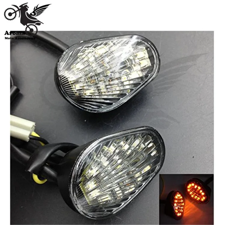 

ellipse smoke lens moto turn signal light LED indicator for kawasaki honda suzuki yamaha part amber blinker motorcycle flashers