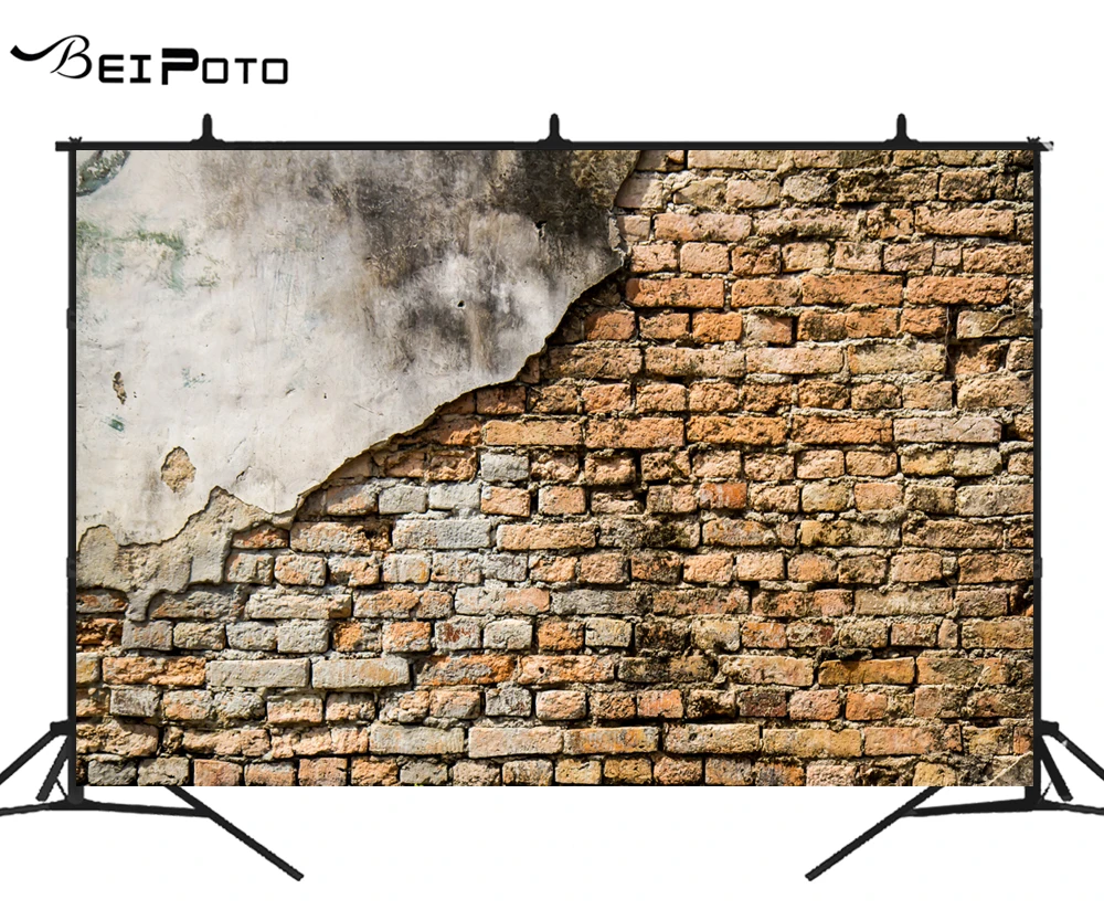 Фотофон BEIPOTO с винтажной кирпичной стеной фоны для фотосъемки реквизит фотобудки