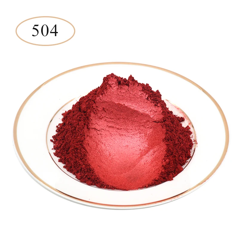 

10g 50g Type 504 Pigment Pearl Powder Healthy Natural Mineral Mica Powder DIY Dye Colorant,use for Soap Automotive Art Crafts