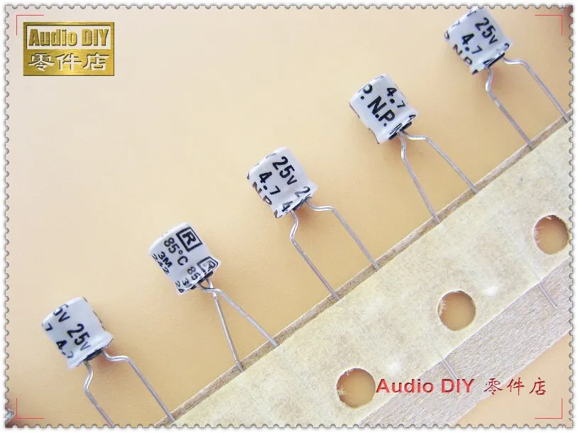 

20PCS/100PCS Rubycon old gray NW5 4.7uF 25V 25V4.7UF small volume non-polar capacitor