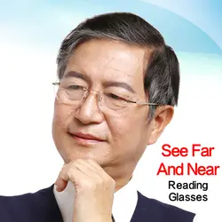 Прогрессивные дальнозоркостью очки можно увидеть далеко может видеть рядом HD Ultra Light anti усталость мужские очки для чтения