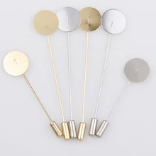 Заводская Роскошная золотая и Посеребренная Имитация Жемчуга, сплав, медь, длинная брошь, булавка, сделай сам, с отворотом, для платья, ювелирные изделия, броши, аксессуары