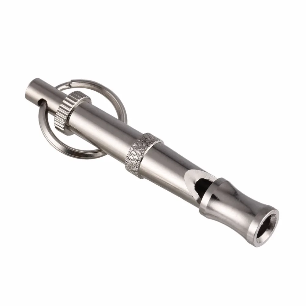 

Adjustable sonic UltraSonic Obedience Sound Whistle For Dogs Training with Keychain Whistle Pet Animal Accessories