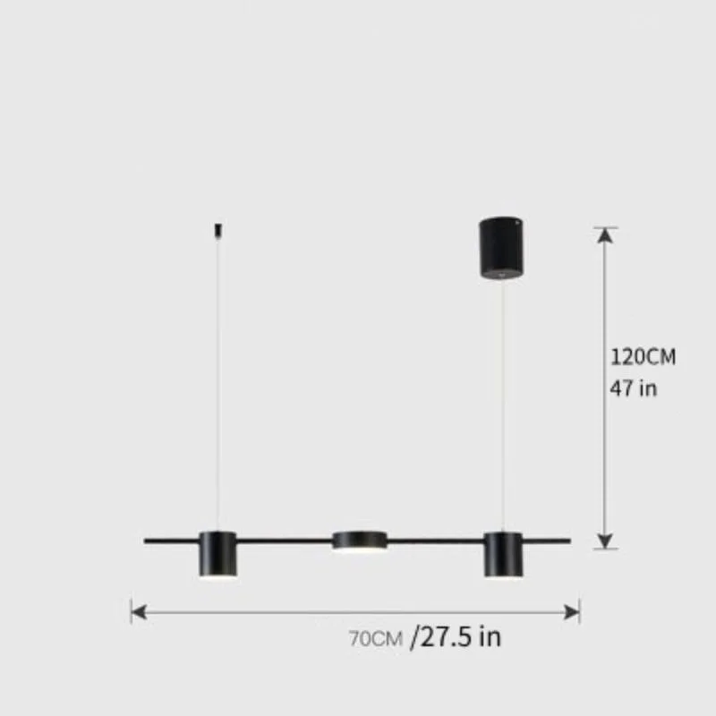 LukLoy креативные подвесные светильники, подвесной светильник для столовой, подвесные светильники для гостиной, современное освещение, роскошные подвесные лампы, светодиодная лампа - Цвет корпуса: 3 black