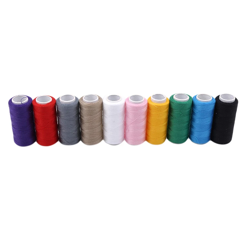 Oneroom 10 шт./упак. швейная нить для машинного вышивания 200 ярдов шпуля дома - Цвет: Multicolor