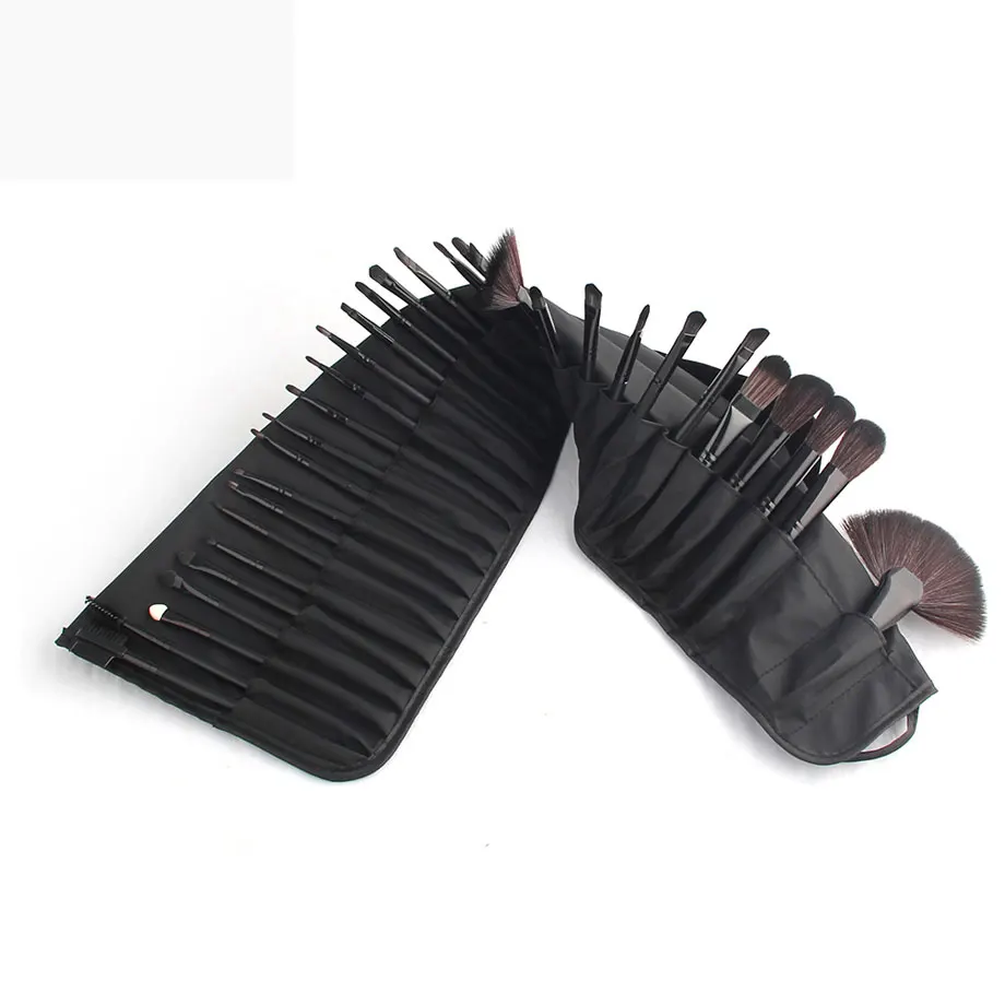 32 шт. кисти для макияжа Профессиональный косметический набор кистей для макияжа лучшее качество основы красоты инструмент - Handle Color: Black Set