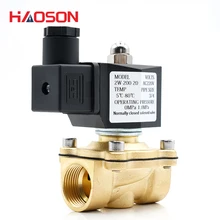 Обычно закрытым Медь электромагнитный клапан Анти-туман и влагостойкий воды клапан G3/" G1/2" G3/" G1" G1-1/" G1-1/2" G" AC 220 V