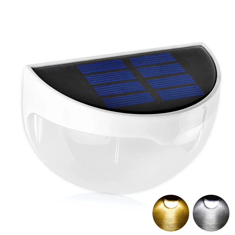 

High Bright LED Solar Light Waterproof IP55 6 LED Solar Lamp Outdoor Lighting Wall Lamps With Light Control  For Home Decoration