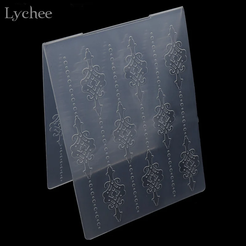 

Lychee Plastic Embossing Folder For Scrapbook DIY Album Card Tool Plastic Template Stamp Arrow Design Card Making Decoration