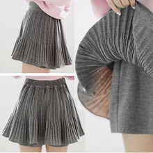 Весна и осень облегающая бюст юбка плиссированная юбка короткая solid pantskirt плюс размер высокая Талия Короткие Сарафаны