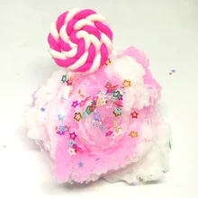 Новинка Горячая Распродажа красочный звездное небо облако пушистый слизь мягкое шпатлевка снятие стресса Детский пластилин слизь игрушки Интересные игрушки подарок