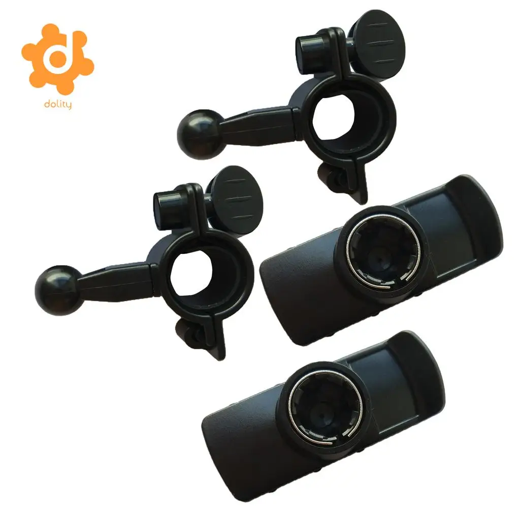 2Pieces Motorcycle Bike Handlebar Mount Holder for Garmin GPSMAP 62/62s/62st/62sc