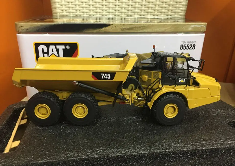 1/50 металлическое ведро модель CATERPILLAR CAT 745 шарнирный грузовик от бренд Diecast Masters DM85528