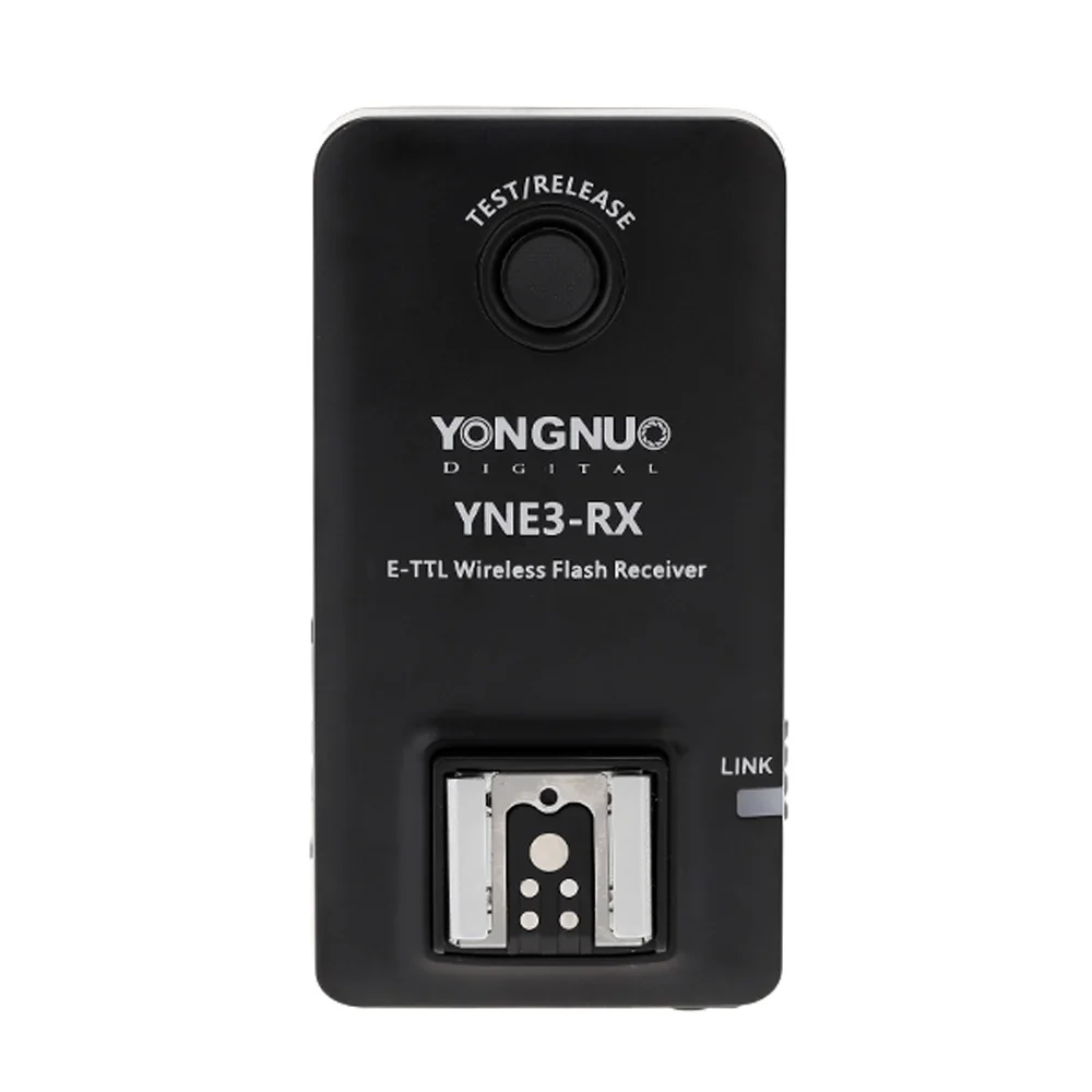 Светодиодная лампа для видеосъемки YONGNUO E-TTL YNE3-RX Беспроводной удаленный приемник вспышки для YN-E3-RT/YN600EX-RT/ST-E3-RT/600EX-RT