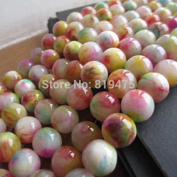 

6mm 8mm 10mm Stone Beads Bosi Dyed Fashion Beads for jewerly making 15.5"