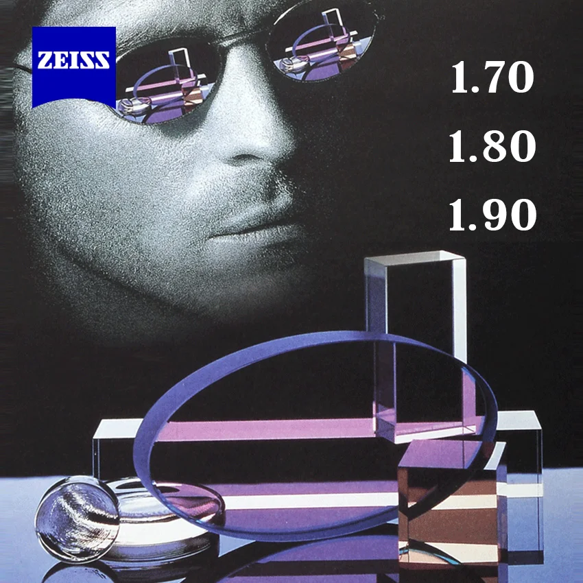 Zeiss Mineral Lenses 1.70 1.80 1.90 Natural Glasses Lenses For Severe
