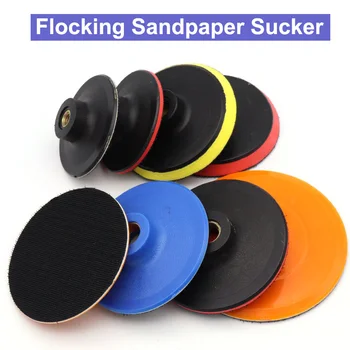 

URANN 3" 4" 5" 6" M10 M14 M16 Thread Flocking Sandpaper Sucker Pad Self-adhesion Sanding Disc Backing Pad Power Sander Parts
