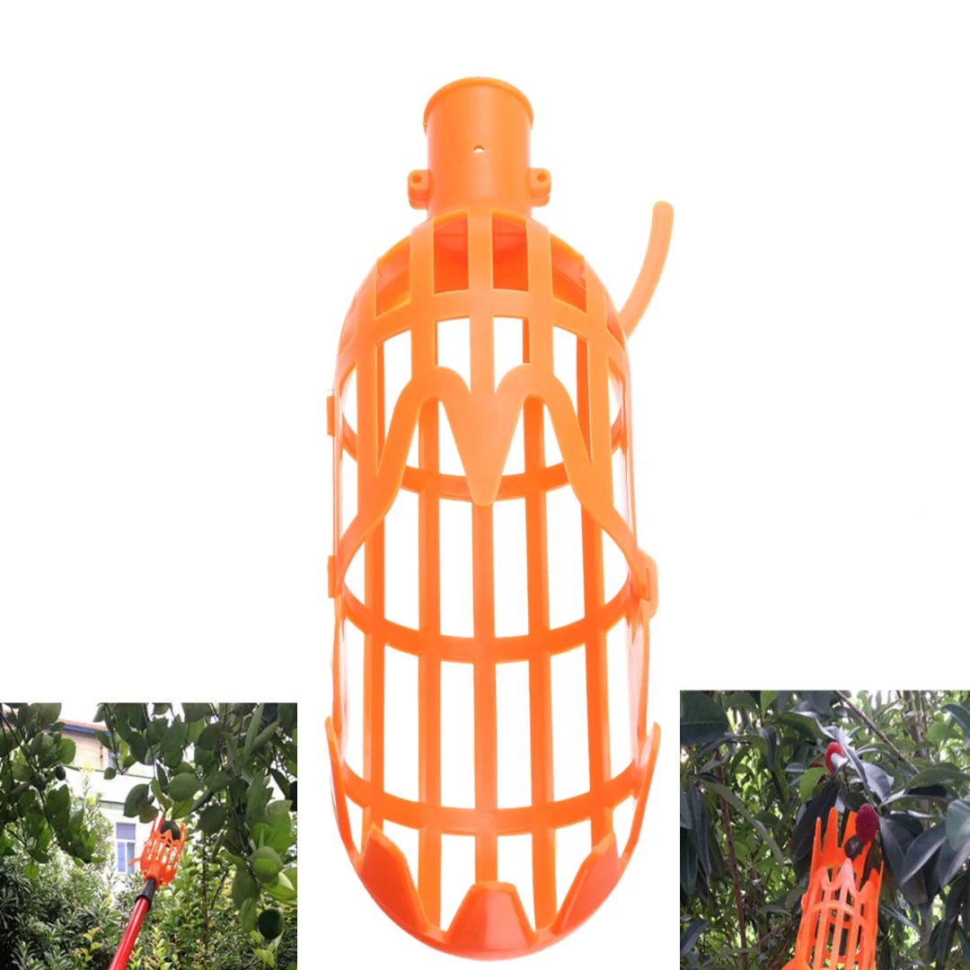 

1pcs Practical Plastic Fruit Picker Fruit Catcher Without Pole Gardening Picking Tool