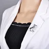 Женская/Детская Брошь-кошка Blucome, брошь серебряного цвета в форме котенка, аксессуар для одежды, ювелирное украшение, 2022 ► Фото 3/5