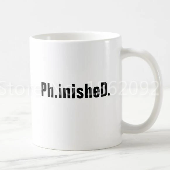 New Funny Gag Gifts For Phd Doctorate Novelty Ph.inished. Phd Ph.d