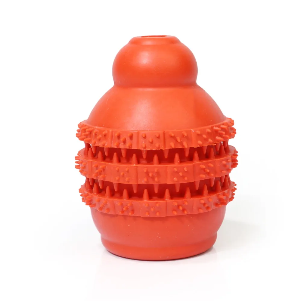 Dog Interactive Toy Gourd Leaky Feeding Ball Pet Dog Cat Resistant To Bite Rubber Molar Chew Toys Tooth Cleaning Training Toy (10)