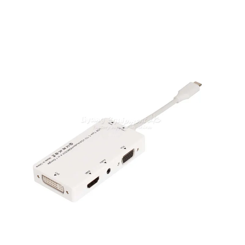Adapter USB type-C to VGA  AUDIO HDMI DVI (5)