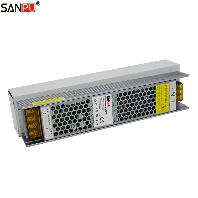 SANPU 24V Dimmable Power Supply 2A 60W Triac & 0-10V Dimming 2in1 24VDC LED Driver 220V 230V AC/DC 24Volt Lighting Transformer SANPU 24V Dimmable Power Supply 2A 60W Triac & 0-10V Dimming 2in1 24VDC LED Driver 220V 230V AC/DC 24Volt Lighting Transformer