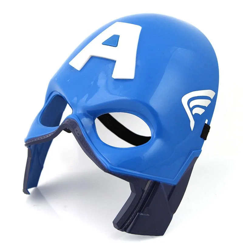 Хэллоуин маска Звездные войны супер герой Капитан Америка Маска светодио дный LED вечерние сумасшедшая вечеринка маски косплей аксессуар