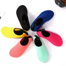 Пляжные водонепроницаемые мужские пляжные тапочки; женская обувь унисекс с босиком; мягкая обувь на плоской подошве для йоги; нескользящие кроссовки для походов; модная обувь для влюбленных