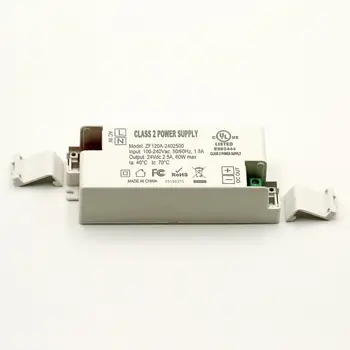 

300PCS/LOT Class 2 power supply UL24V2.5A60W compatibility strong stability high LED constant voltage power supply