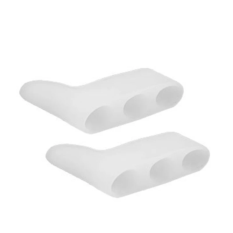 Unisex Silicone Gel Toe Separators Stretcher for Bunion Corrector Splint Straightener Hallux Valgus Pedicure Feet Foot Care Tool