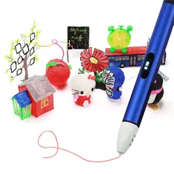 Идеальный подарок на день рождения 3D ручка для печати и рисования 5 V 2A Регулируемый Температура 3D игла принтера для детей образование