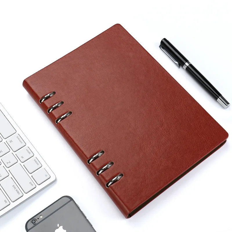 

Bullet Journal Leather Notebook A5 A6 B5 Doki Spiral Filofax Journal Calendar Notebook Planner Binder Diary Retro Organizer