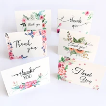 6 шт./компл. прекрасный красивый цветок спасибо поздравительная открытка с конвертом декоративные шары поздравительные открытки