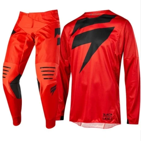 

Wholesale NEW MX 2019 3 BLACK Main Line Red Jersey Pants Adult Motocross gear set Jersey + Pants Racing Gear Combination
