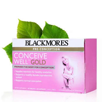 

Australia BM Conceive Well Gold Essential Nutrients Folic acid Iodine Iron Omega-3 CoQ10 for Mother Baby Healthy Conception