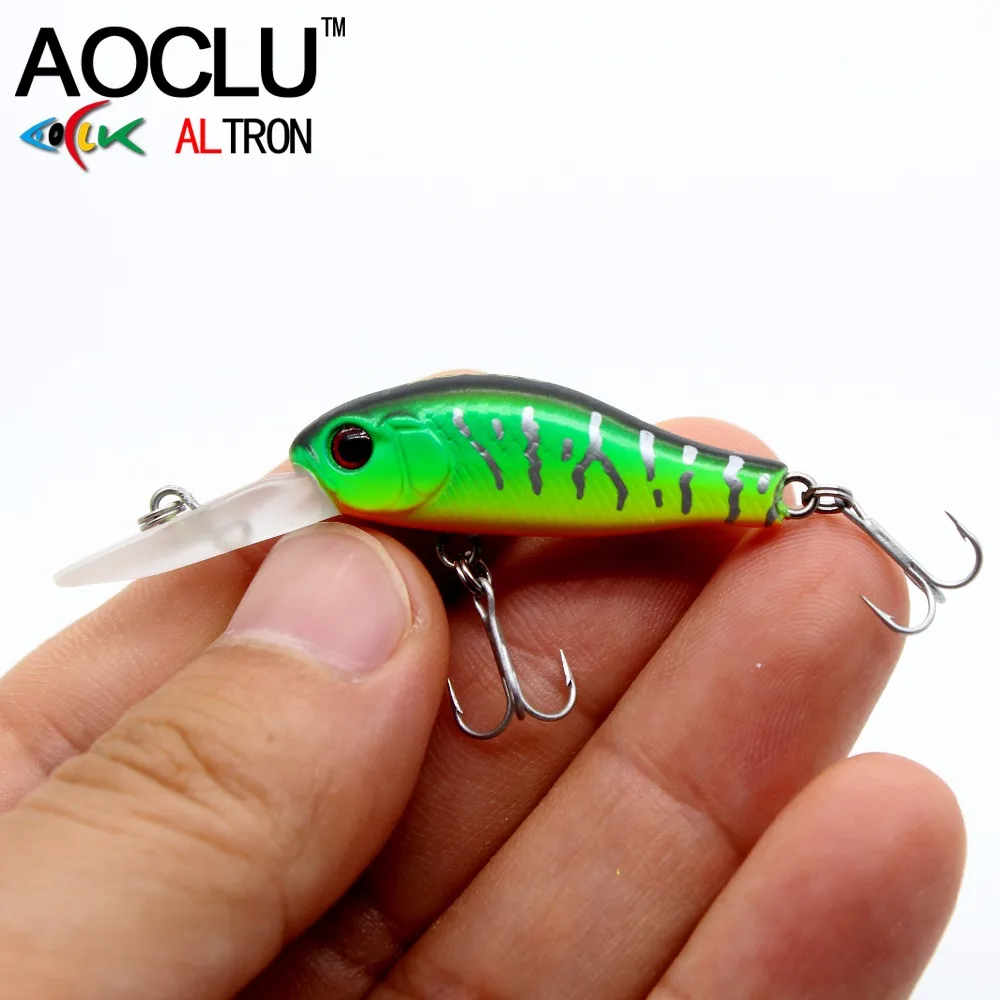AOCLU wobblers Jerkbait 6 ألوان 35 مللي متر 2.4g الصلب الطعم أسماك طعوم صيد معقوفة Crankbait باس الطازجة مياه مالحة 14 # VMC السنانير AOCLU wobblers Jerkbait 6 ألوان 35 مللي متر 2.4g الصلب الطعم أسماك طعوم صيد معقوفة Crankbait باس الطازجة مياه مالحة 14 # VMC السنانير