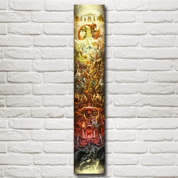 

FOOCAME The Legend of Zelda 25th Anniversary Game Art Silk Poster Prints Painting Home Decor Pictures 12x66 16x88 20x110 Inches