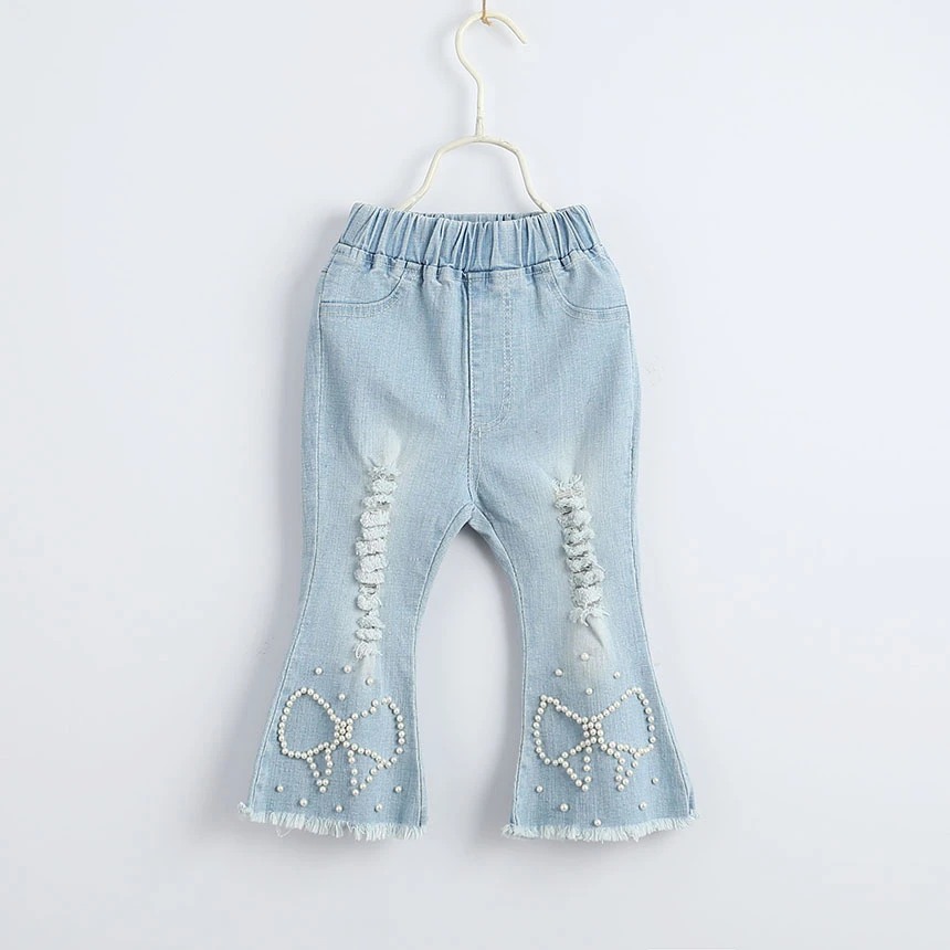 broken hole bell jeans