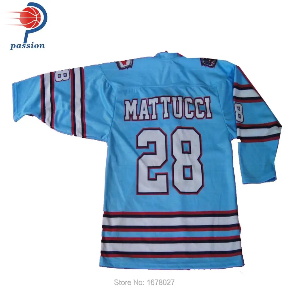 Fully Dye Sublimated Baby Blue Ice Hockey Shirts With Big Front