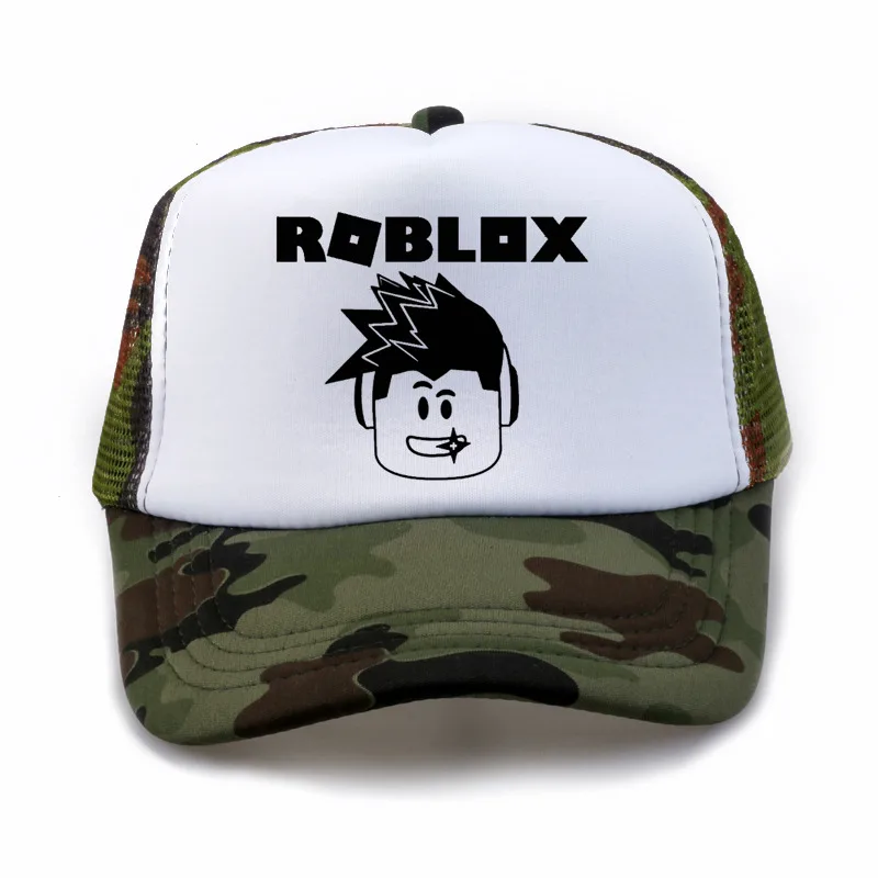Us 446 27 Offhot Roblox Hat Games Rock Band Baseball Caps Cool Cosplay Cap Unisex Game Roblox Figure Pointy Summer Mesh Snapback Hats In Mens - 