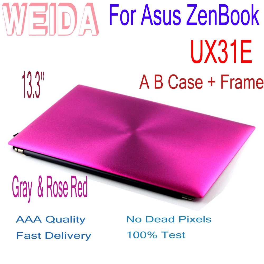 Сменный ЖК дисплей 13 3 дюйма для ноутбука Asus ZenBook UX31E сенсорный экран 1600*900 A B чехол