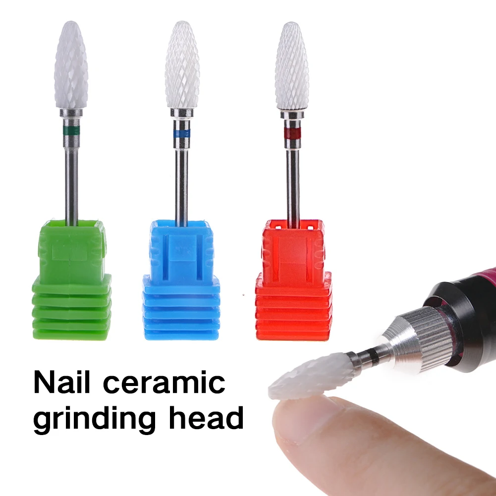 Горячая керамическая насадка для маникюра электрическая машинка для маникюра аксессуары инструменты для дизайна ногтей пилки для ногтей#720