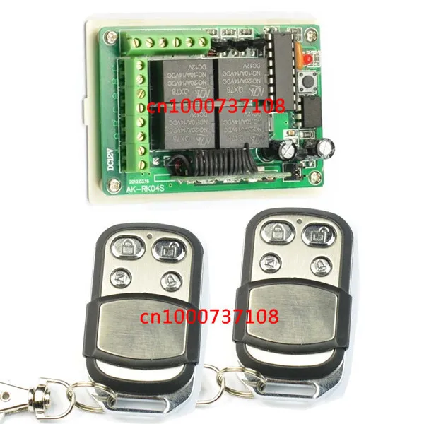 

DC12V 4CH RF light switch with learing code 315mhz 433mhz wireless radio remote controller switch for lamp /lights